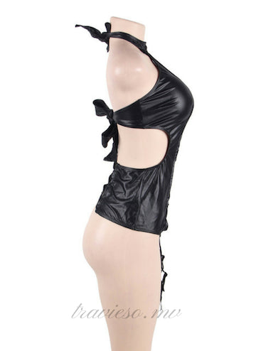 Sexy Lady Leather Lingerie