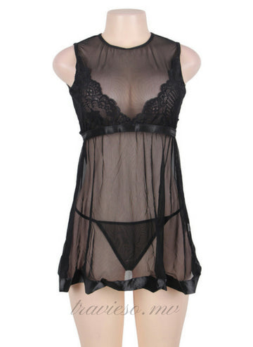 Sheer Mesh Babydoll