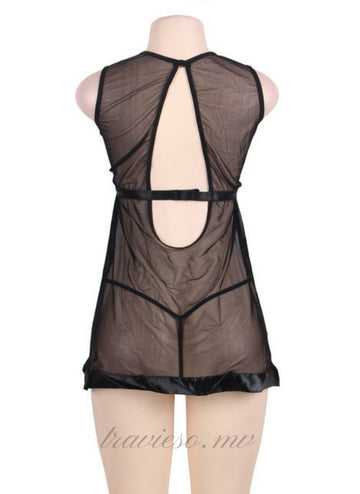 Sheer Mesh Babydoll