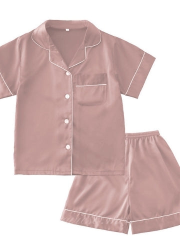 Kids Satin Pajamas Set