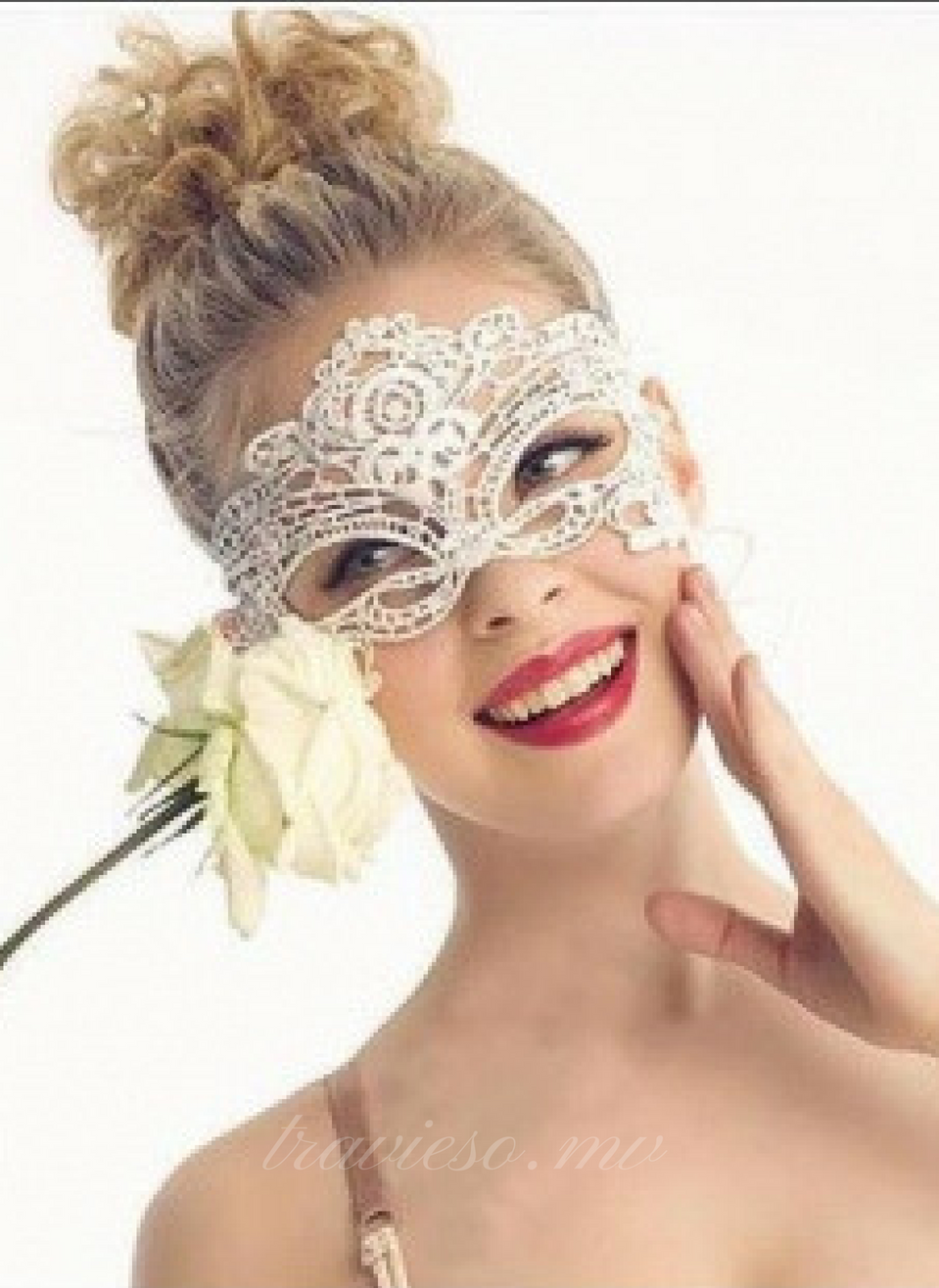 Halloween Masquerade Party Lace Mask - travieso.mv